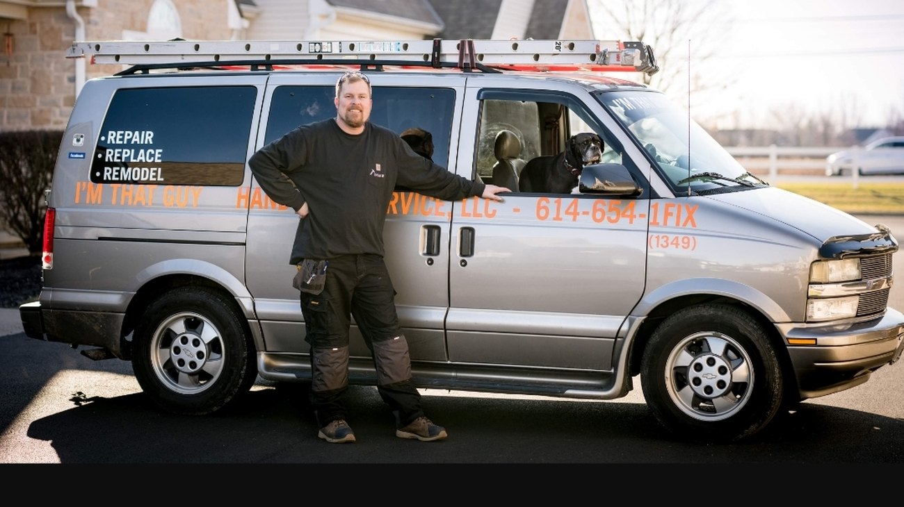 The I'm That Guy Handyman work van