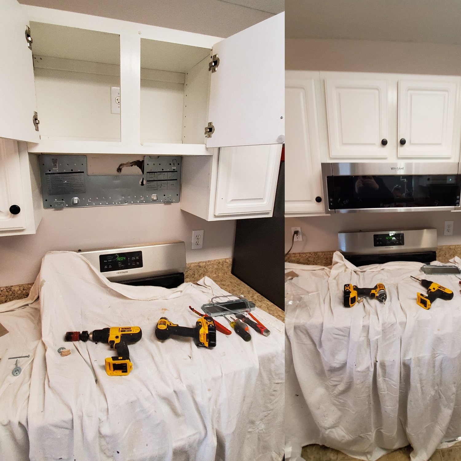 Kitchen cabinet installation