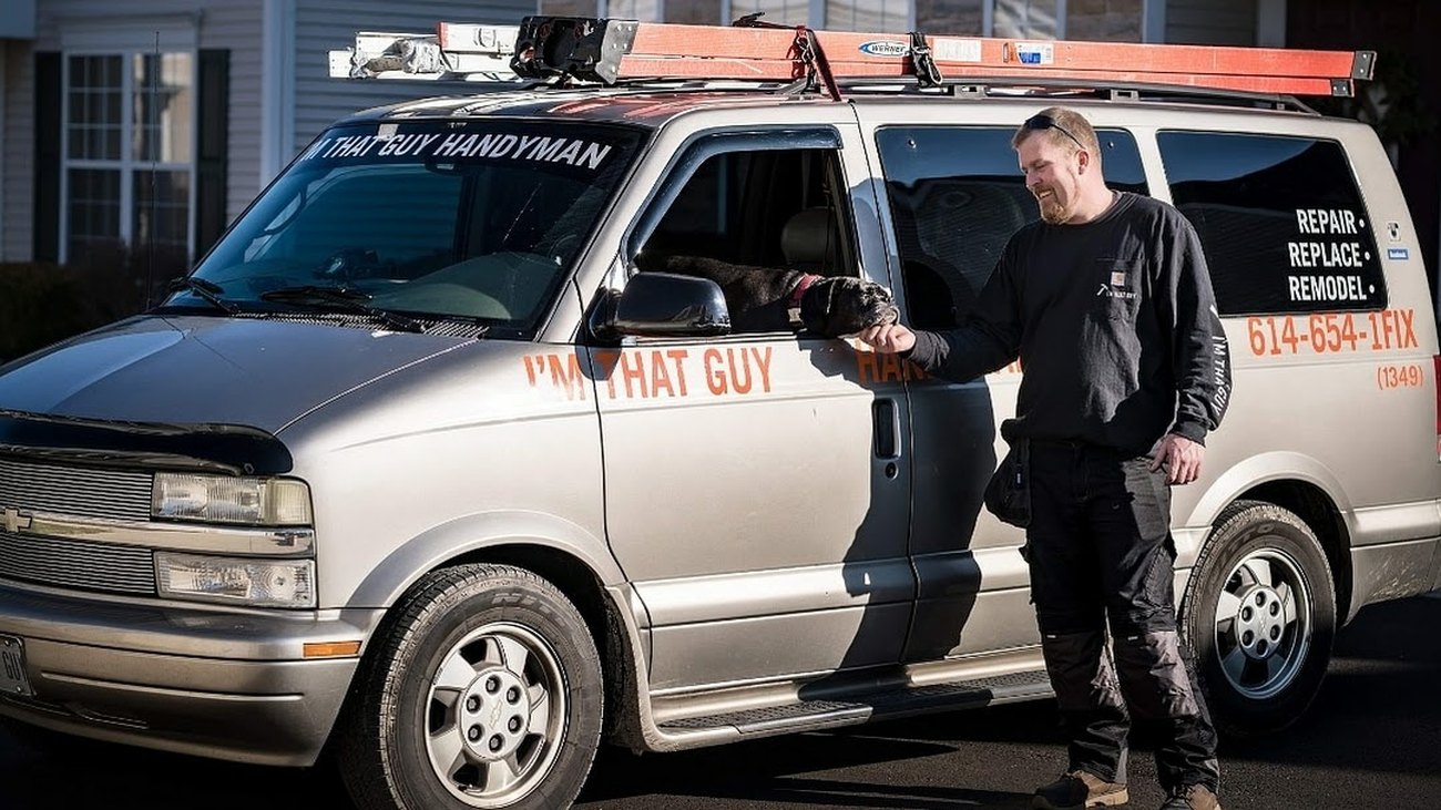 I'm That Guy Handyman Service work van in Columbus, OH